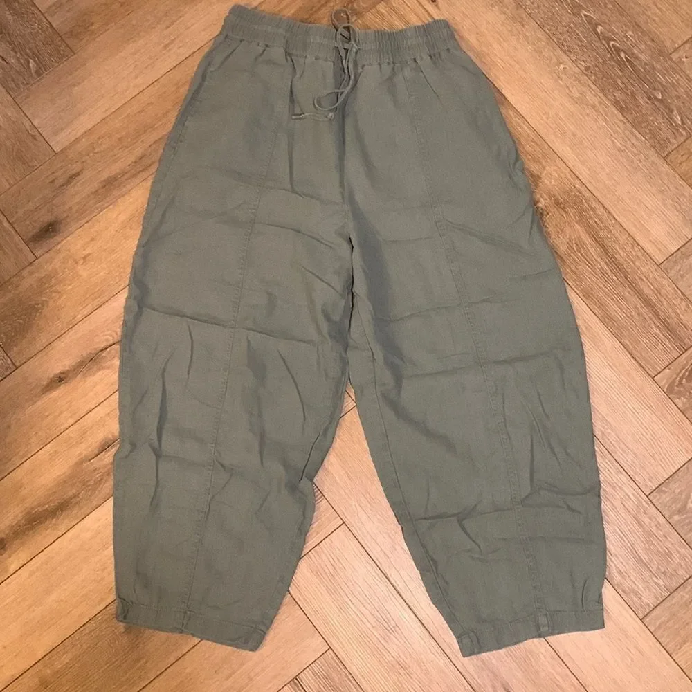 Zara Linen Blend Pants